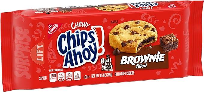 Mondelez - Chips Ahoy! Chewy Gooey Cookies Brownie (12 x 9.5oz)