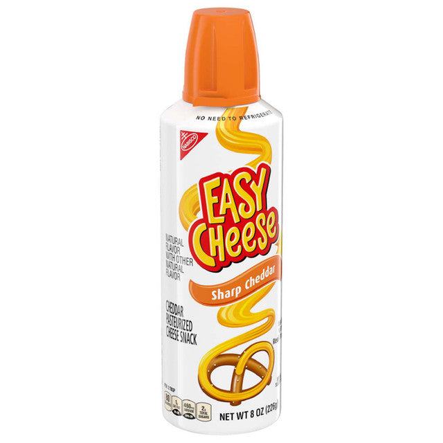Mondelez - Easy Cheese Sharp Cheddar (12 x 8oz)