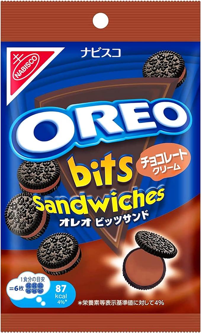 MONDELEZ JAPAN Oreo Bits Sandwiches Chocolate Cream Cookie 10 x (6 x 65g)