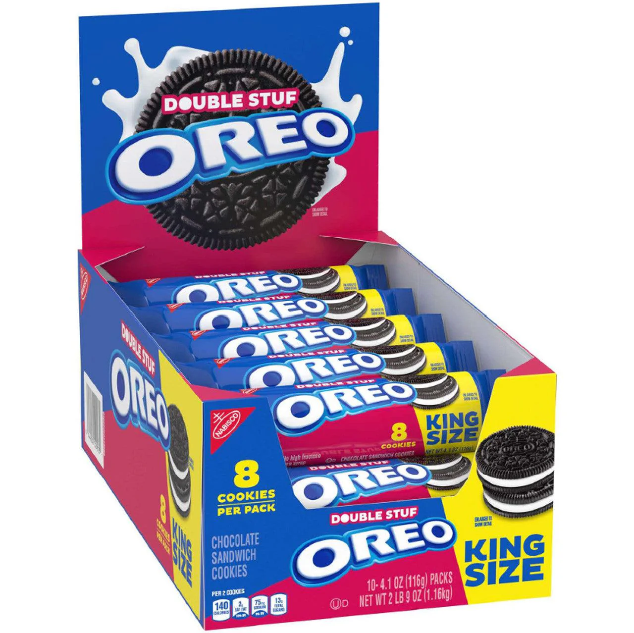 Mondelez - Oreo Double Stuf Cookies King Size (20 x 4.1oz)