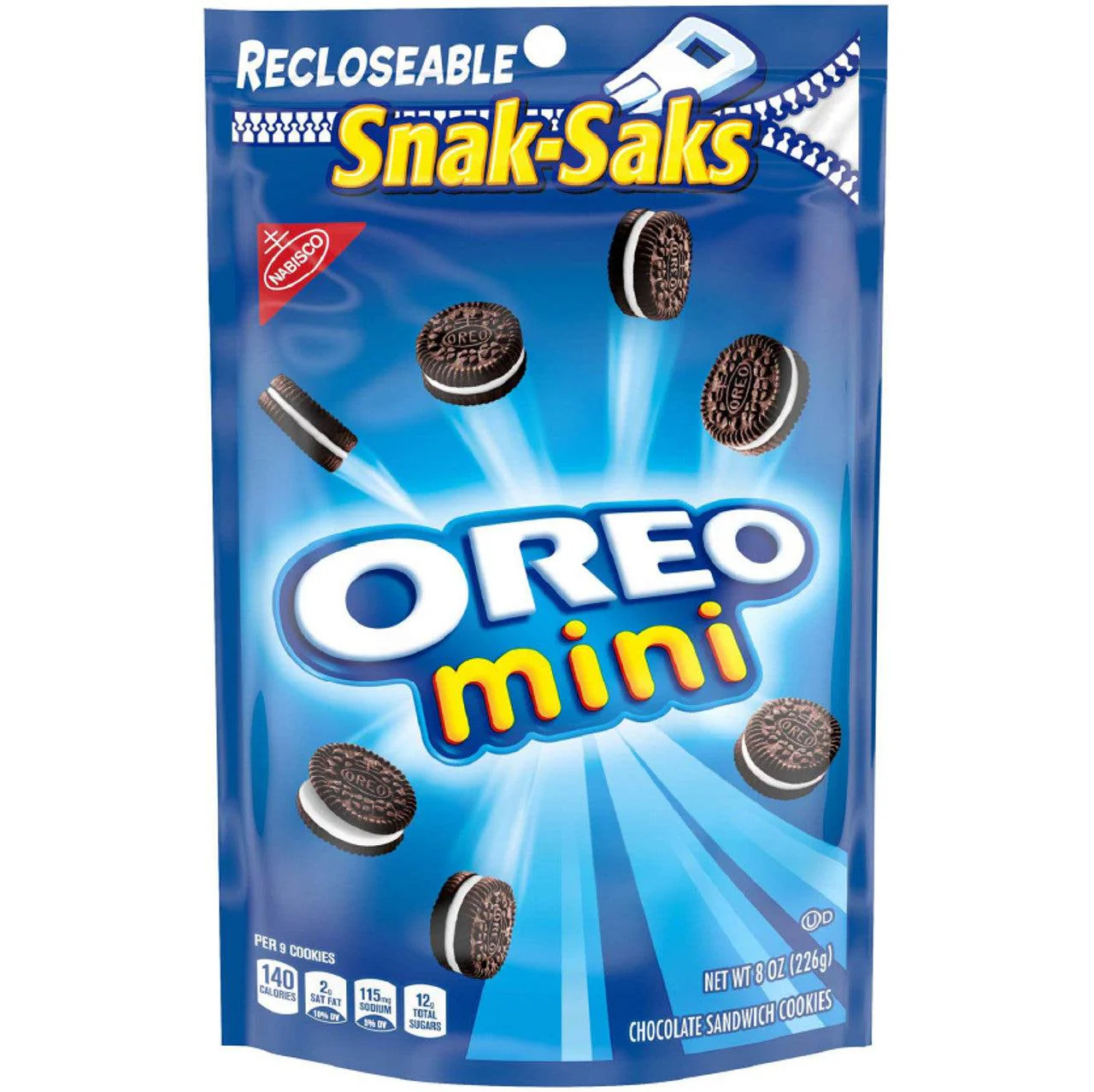 Mondelez - Oreo Mini Chocolate Sandwich Snak Saks (12 x 8oz)