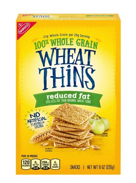 Mondelez - Wheat Thins Reduced Fat (6 x 8oz)