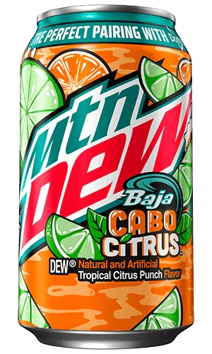 Mountain Dew - Baja Cabo Citrus (2 x 12 x 12oz)