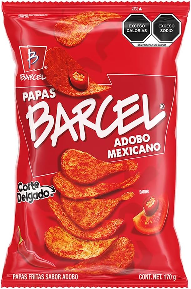 MX Barcel - Papas Adobadas (8 x 170g)