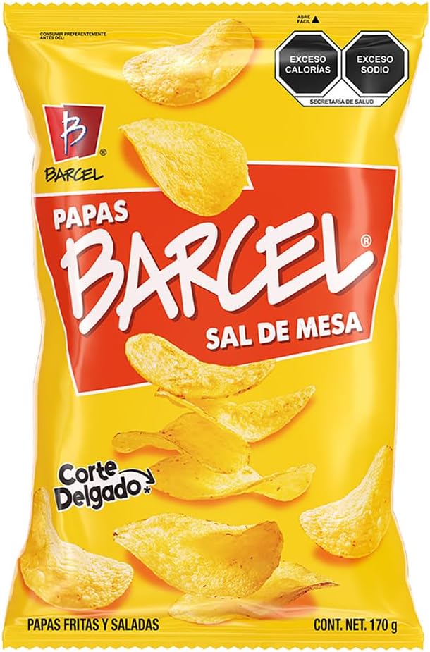 MX Barcel - Papas Sal (8 x 170g)