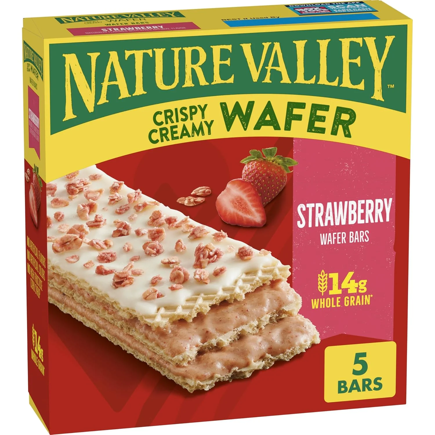 Nature Valley - Crispy Creamy Strawberry 5CT (6 x 6.5oz)