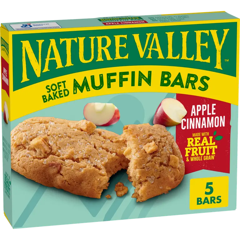 Nature Valley - Muffin Bars Apple Cinnamon 5CT (8 x 6.2oz)