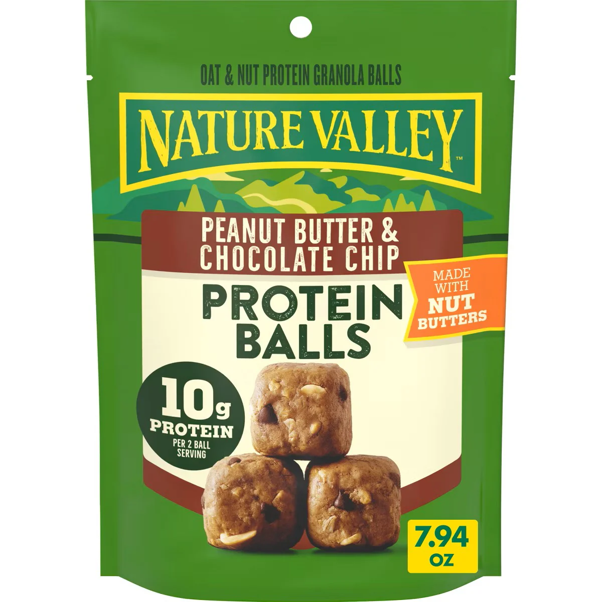 Nature Valley Protein Balls – Peanut Butter Chocolate Chip (4 x 7.94oz)
