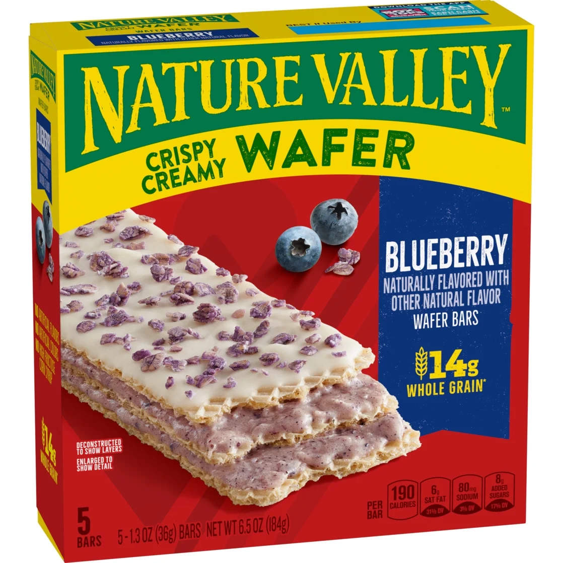 Nature Valley Wafer – Blueberry (6 x 6.5oz)