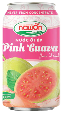Nawon 30% Fruit Juice - Pink Guava Juice (24 x 330ml)