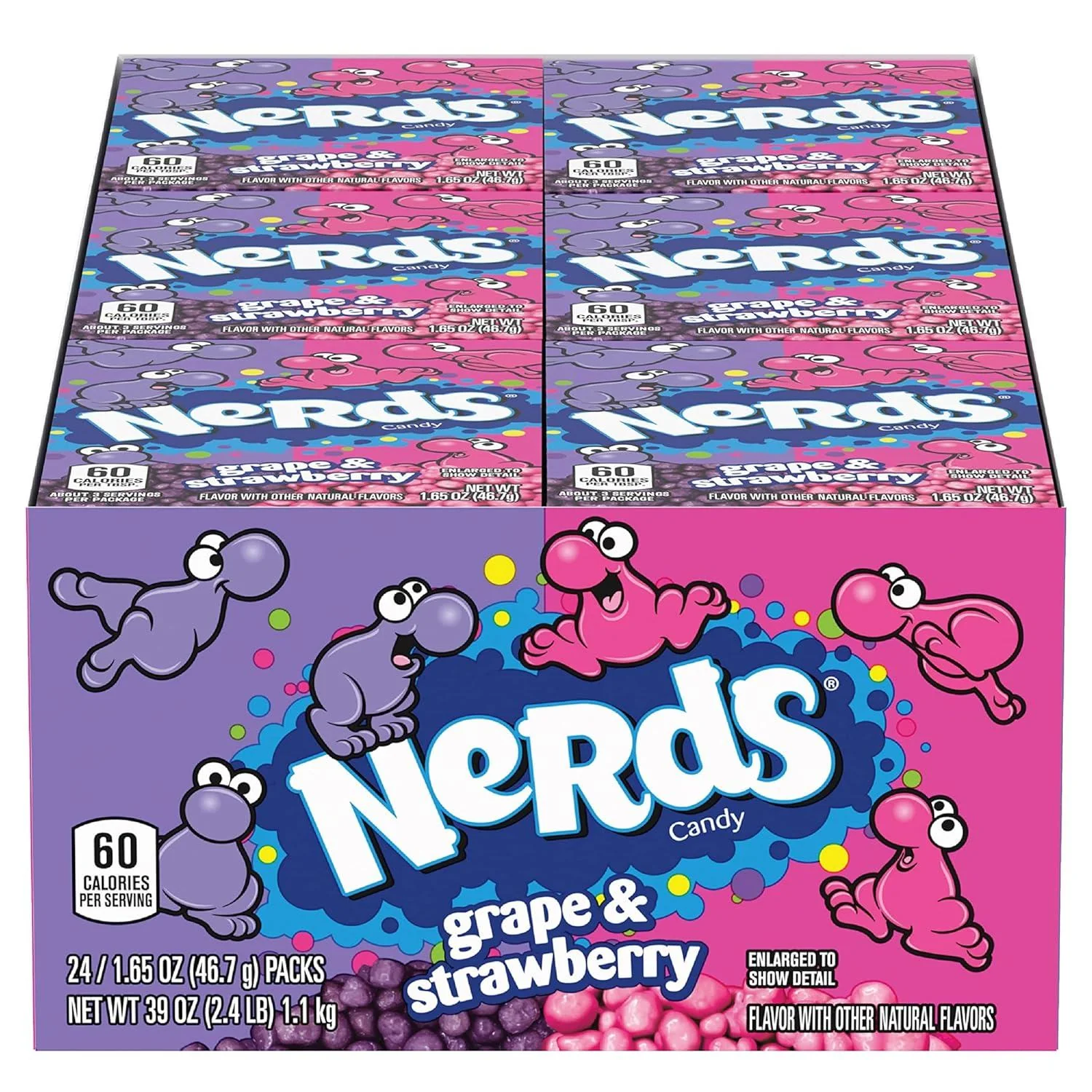Nerds - Grape Strawberry 24CT (12 x 1.65oz)