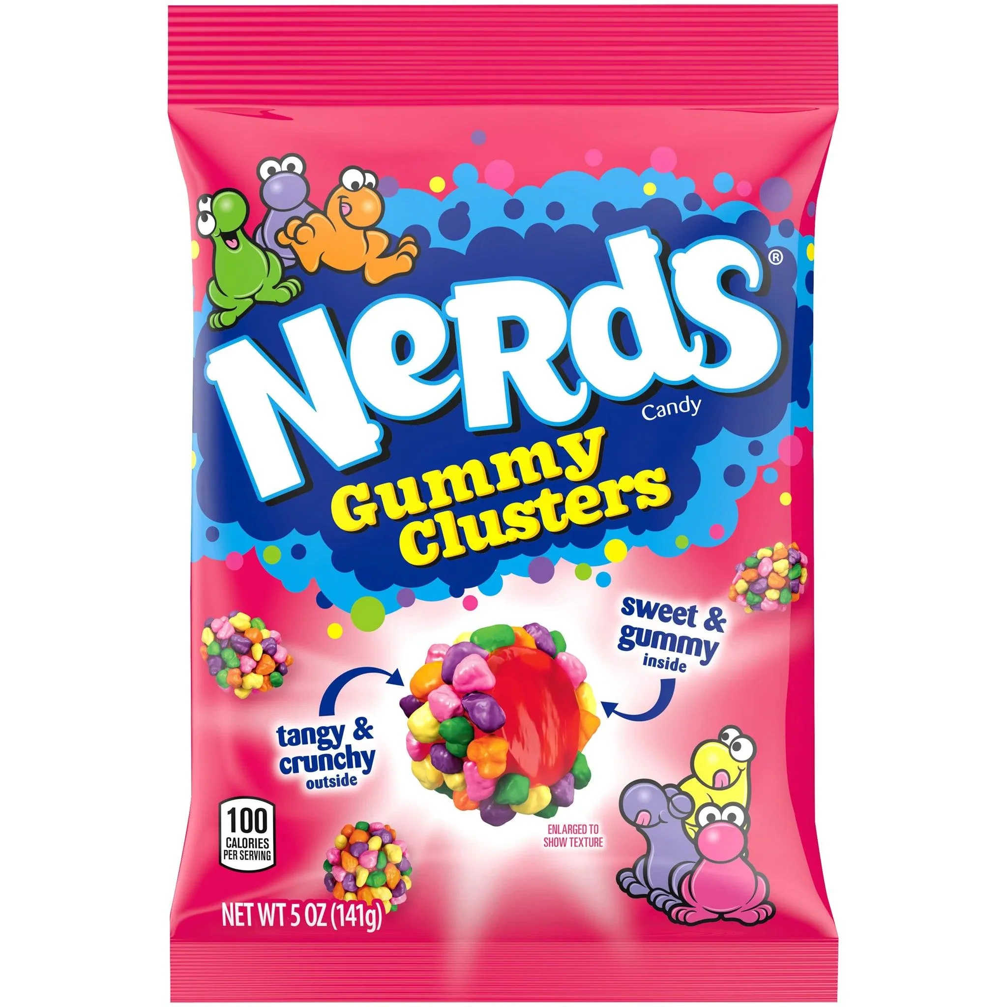 Nerds - Gummy Clusters Peg Bag 24CT (12 x 5oz)