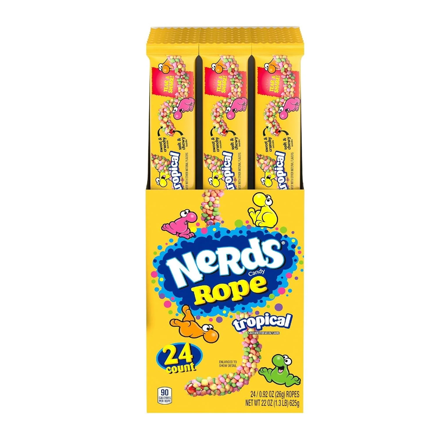 Nerds - Rope Tropical 24CT (12 x 0.92oz)