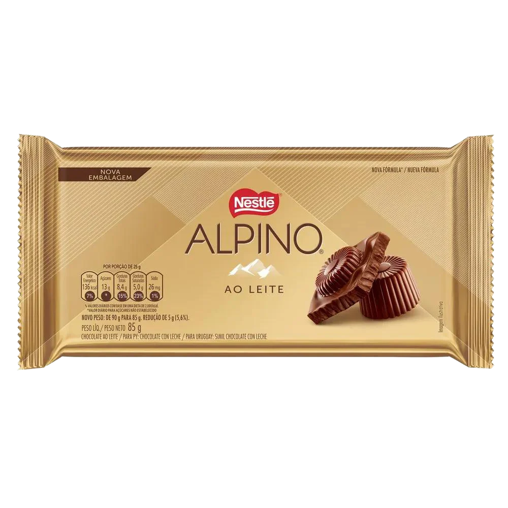 Nestle - Chocolate Alpino Milk Chocolate (56 x 85g)