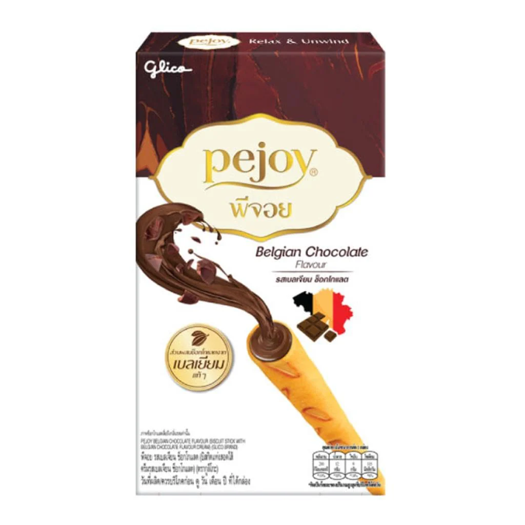 Pejoy Biscuit Stick - Belgian Chocolate (6 x 10 x 30g)