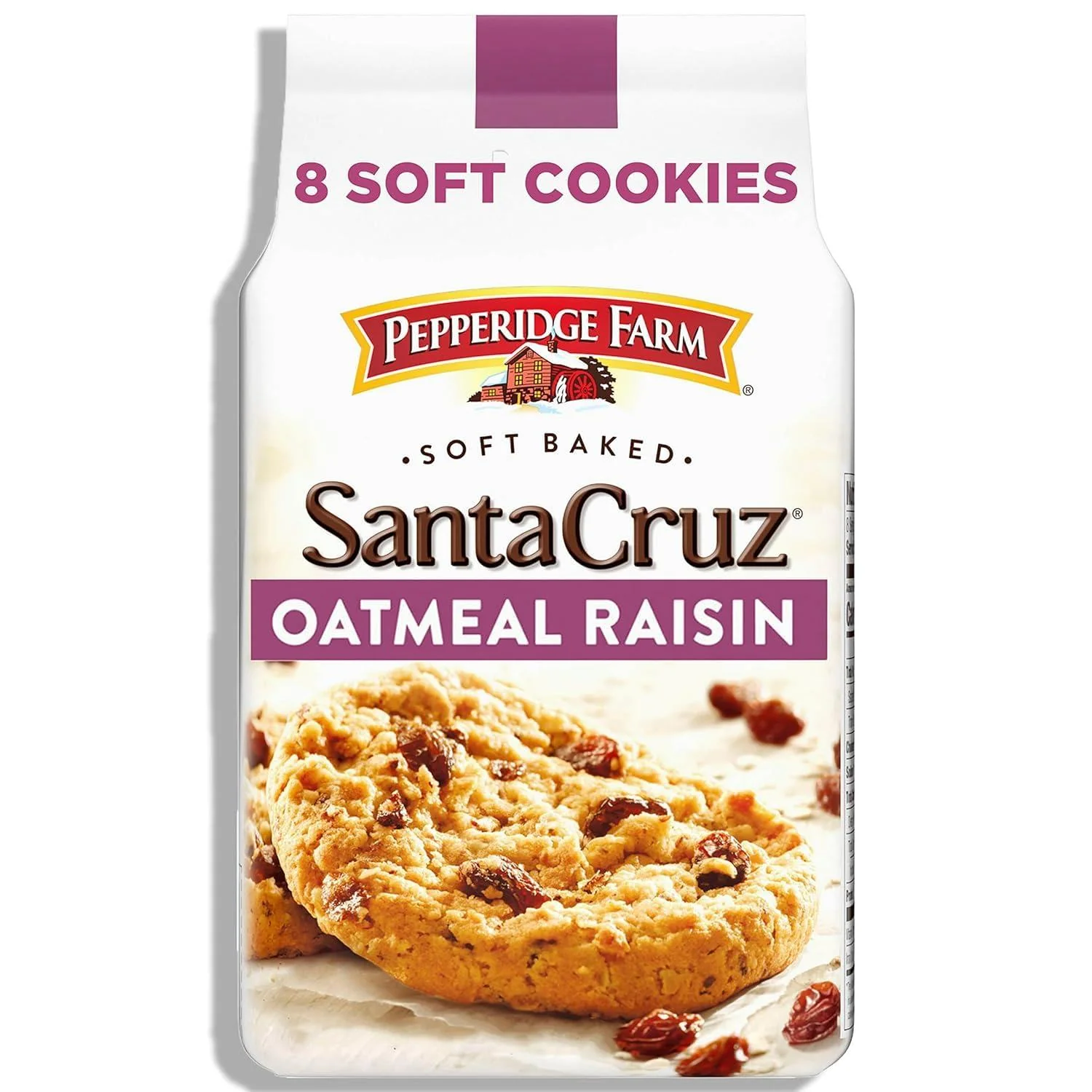 Pepperidge Farms - Soft Baked Oatmeal Raisin Santa Cruz (20 x 8.6oz)