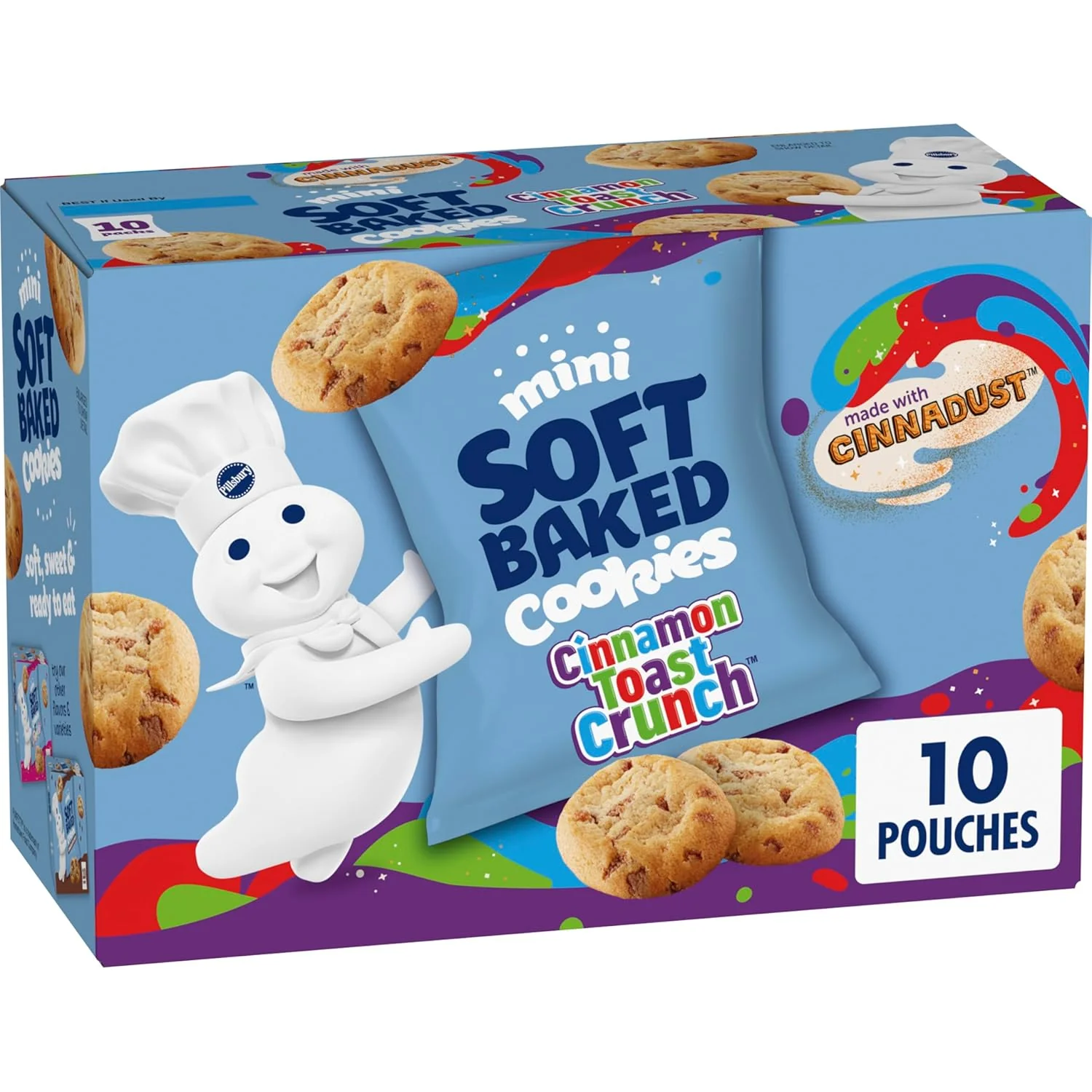 Pillsburry - Mini Soft Baked Cinnamon Toast Crunch Cookies 10CT (4 x 10oz)