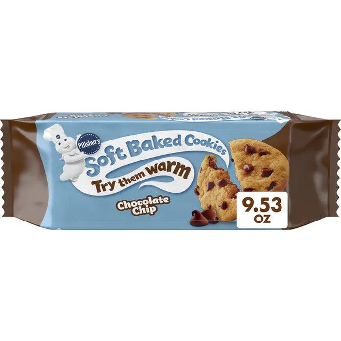 Pillsburry - Soft Baked Chocolate Chip Cookies 18CT (12 x 9.53oz)