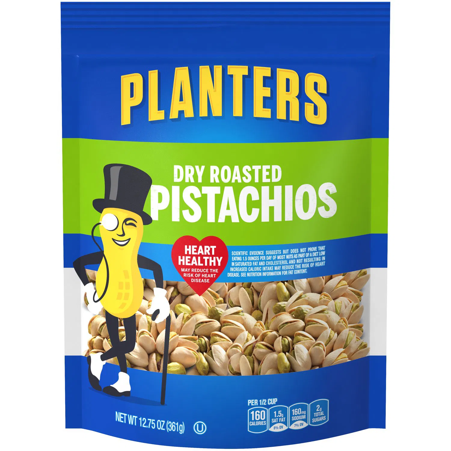 Pistachios Dry Roasted (6 x 12.75oz)