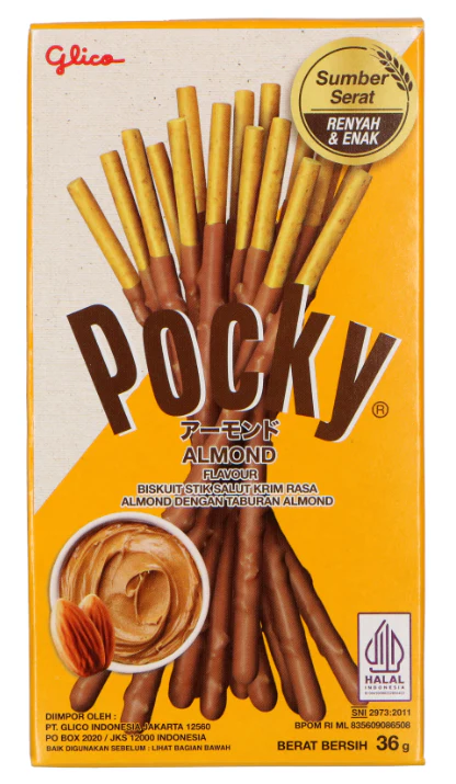 Pocky Biscuit Stick - Almond (12 x 10 x 36g)