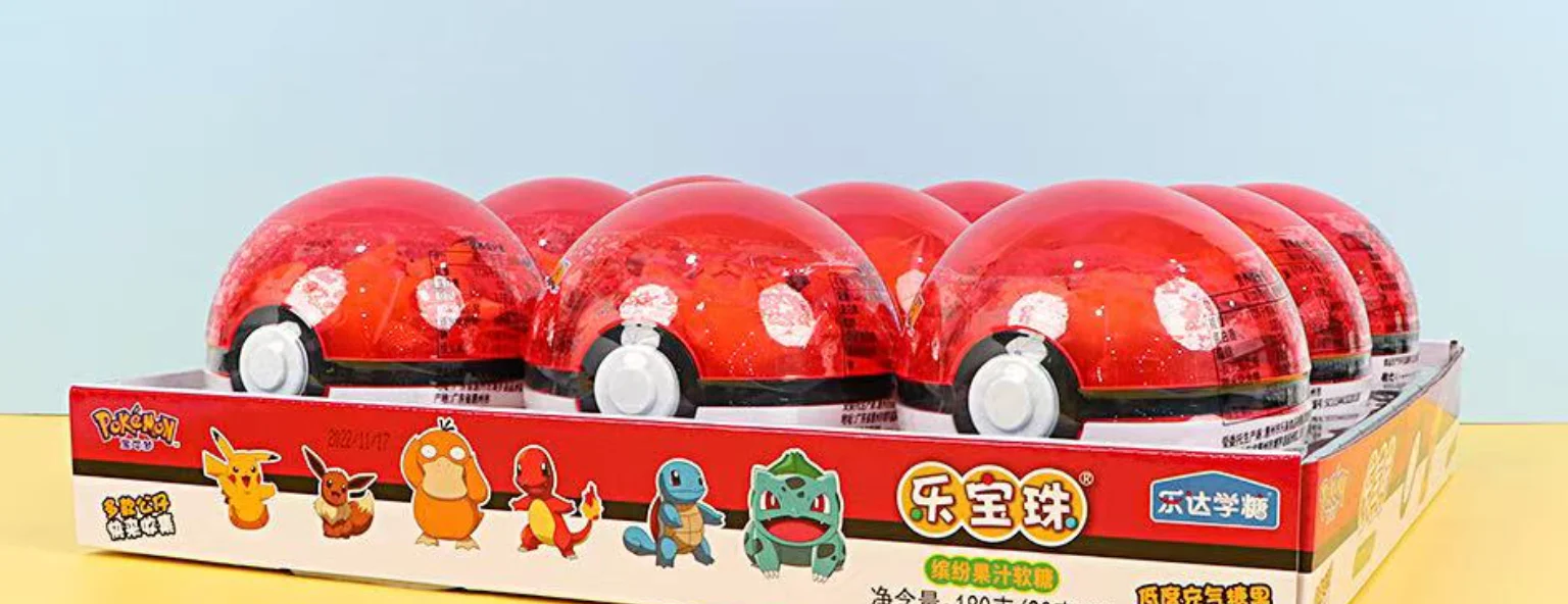 Pokemon Candy - Poké Ball 6 x (6 x 20g)