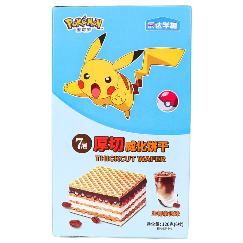 Pokemon Thick Cut Wafer - Coconut Latte (24 x 120g)