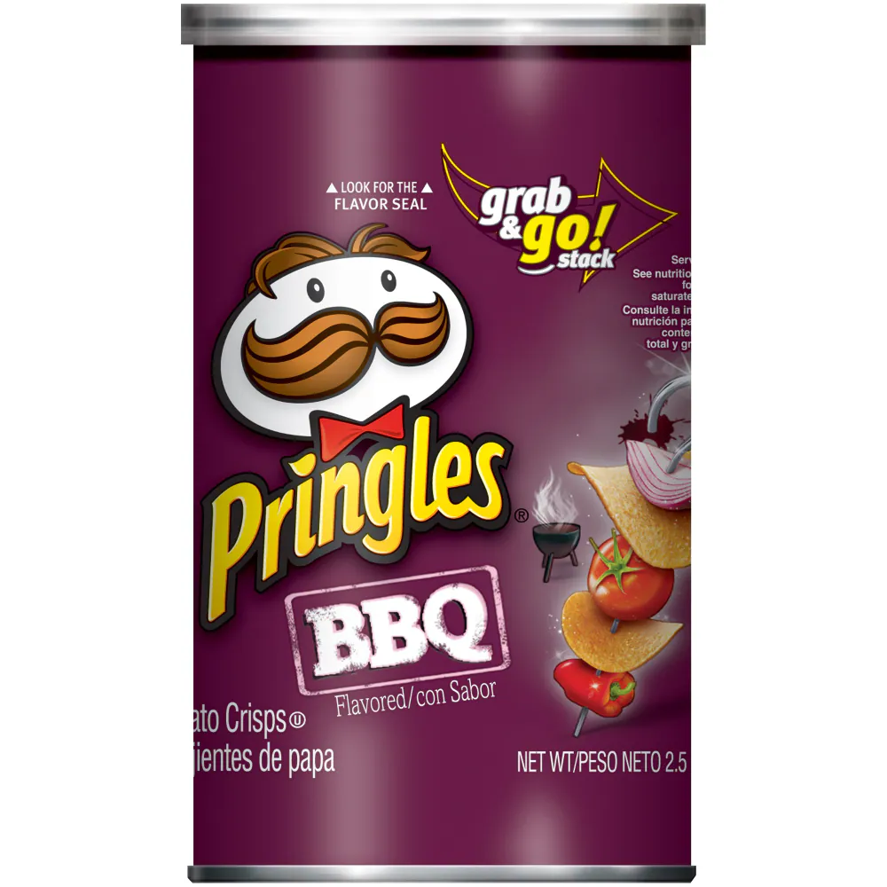 Pringles Grab & Go Barbecue (12 x 2.5oz)