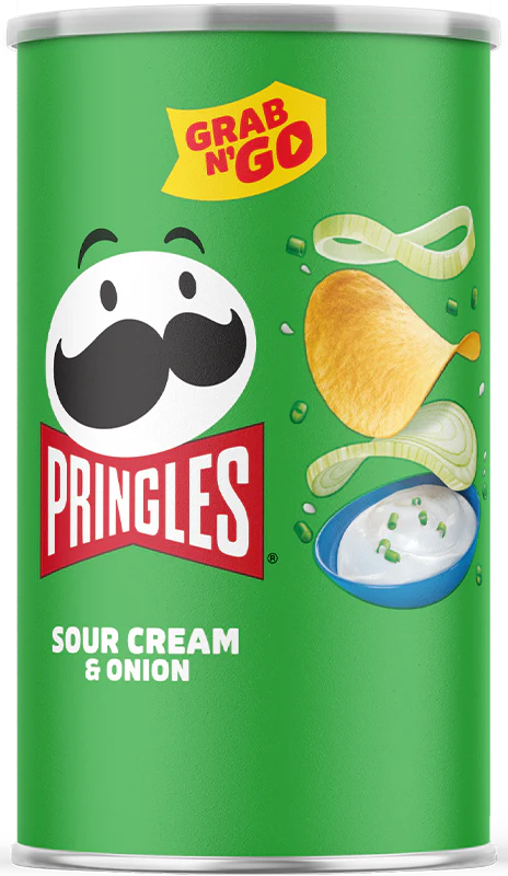 Pringles Grab & Go Sour Cream & Onion (12 x 40g)