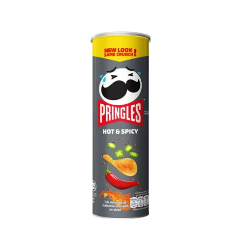 Pringles Potatoes Chips - Hot & Spicy (12 x 102g)