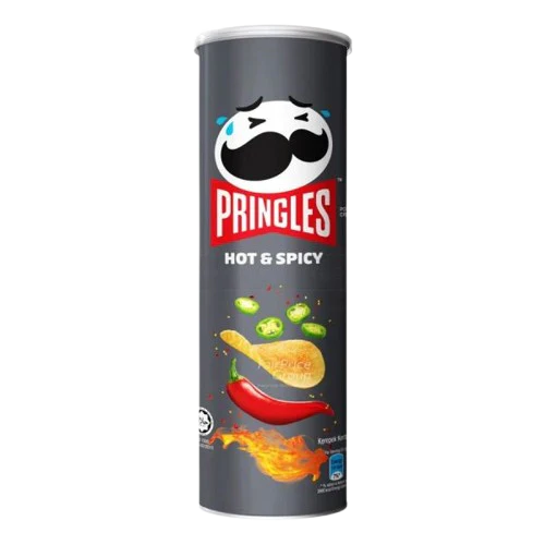 Pringles Potatoes Chips - Hot & Spicy (12 x 134g)