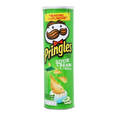 Pringles Potatoes Chips - Sour Cream Onion (12 x 134g)
