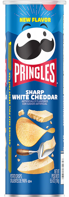Pringles - Sharp White Cheddar (14 x 158g)