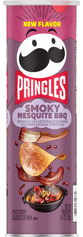 Pringles - Smoky Mesquite BBQ (14 x 158g)