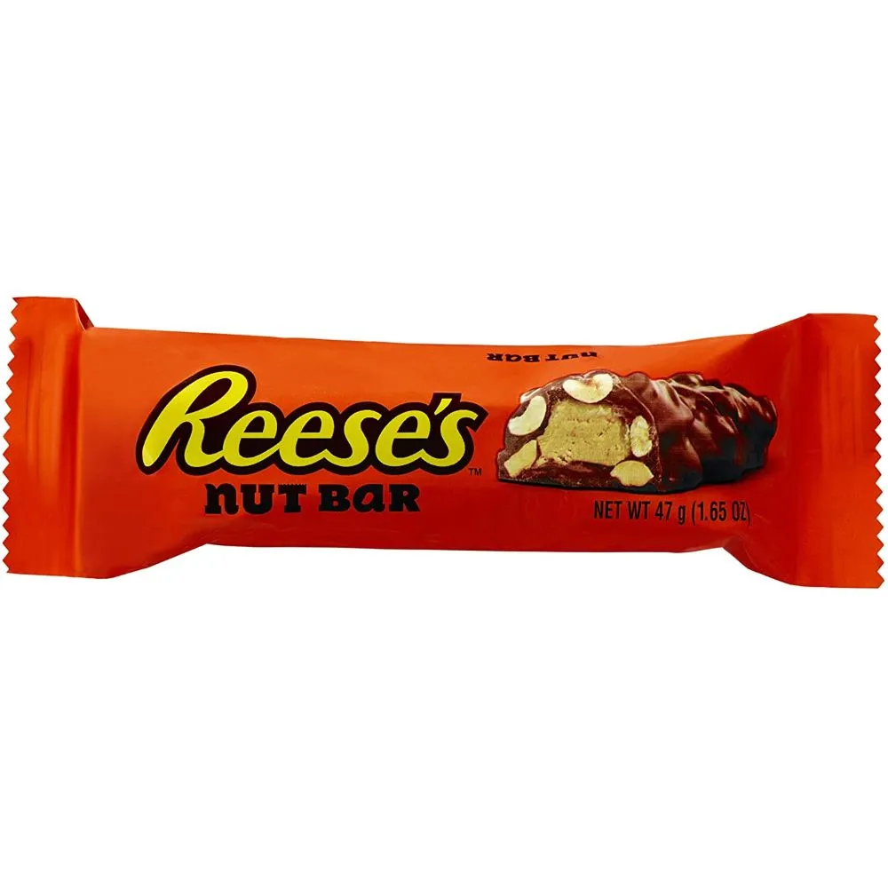 Reese's - Chocolate Peg Bag Caramel Crunchy Nut Bar Snack (288 x 47g)