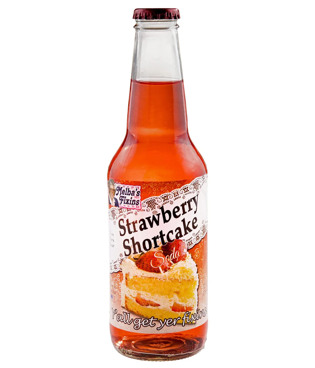 Rocket Fizz - Melba's Fixins Strawberry Shortcake (24 x 12oz)