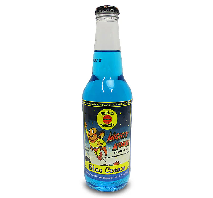 Rocket Fizz - Mighty Mouse Blue Cream (24 x 12oz)