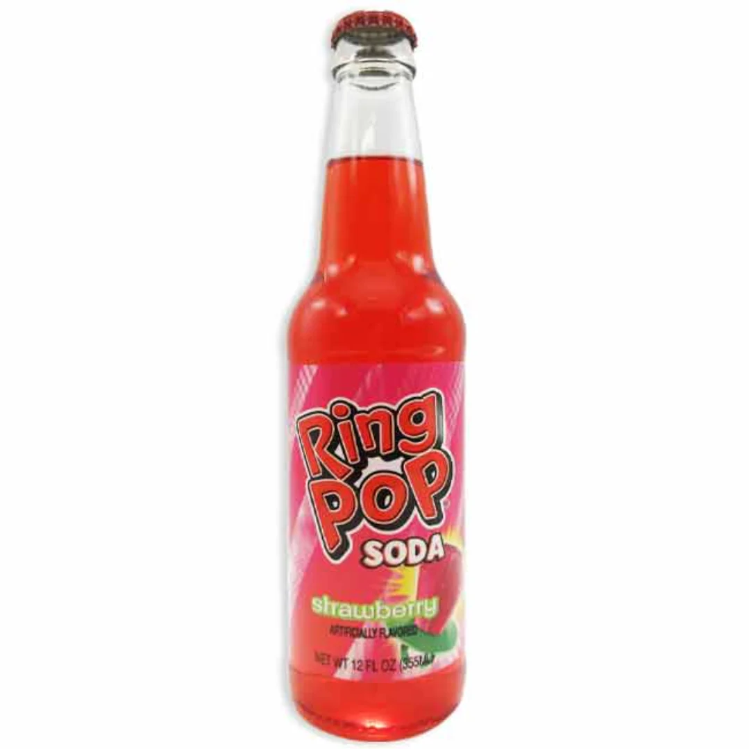 Rocket Fizz - Ring Pop Strawberry Soda (24 x 12oz)