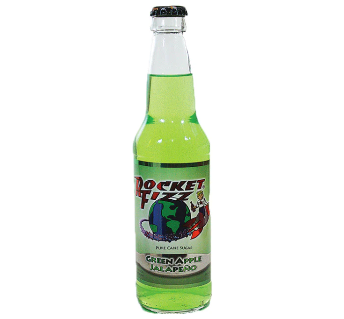 Rocket Fizz - Rocket Fizz Green Apple Jalepeno (24 x 12oz)