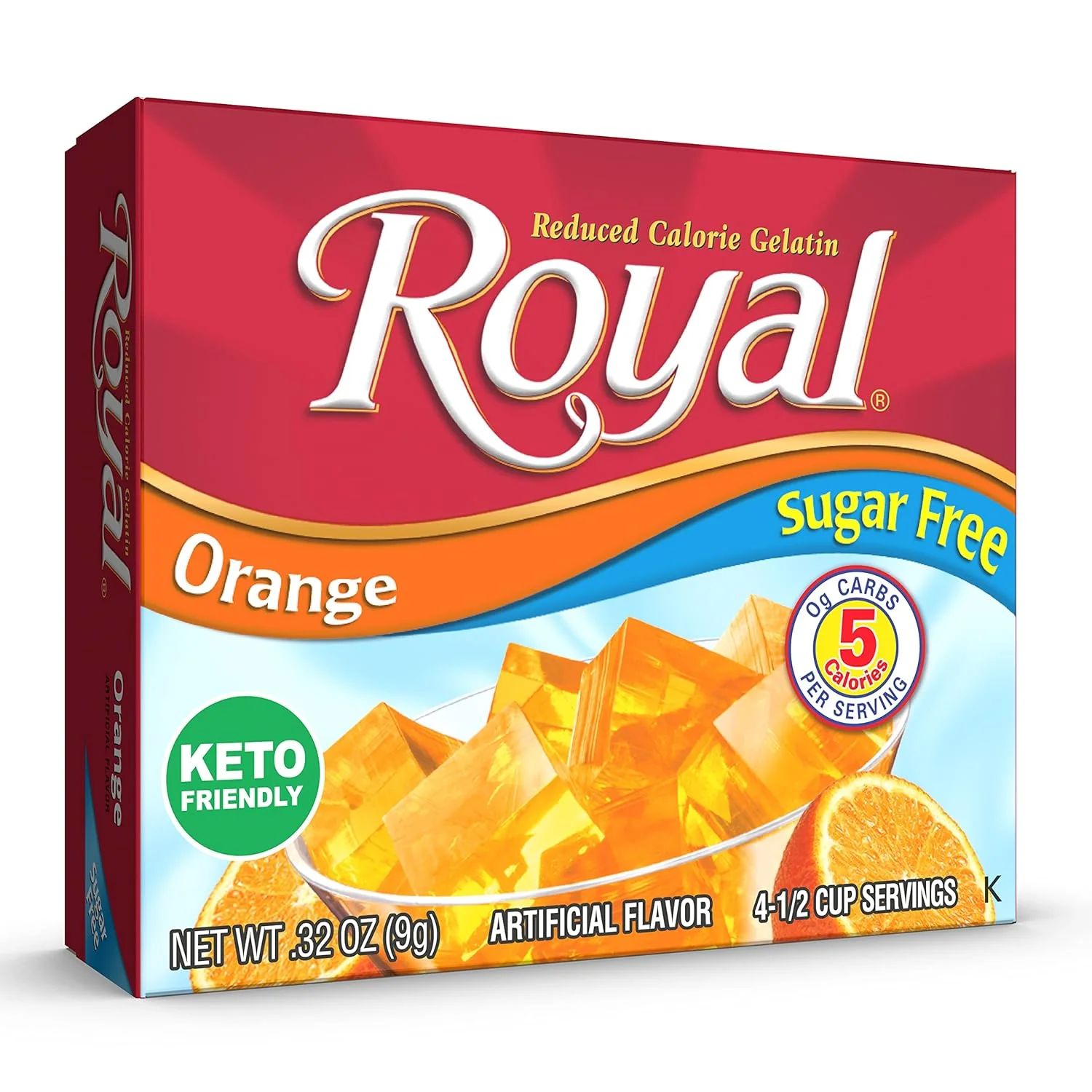 Royal - Sugar Free Gelatin Orange (12 x 0.32oz)