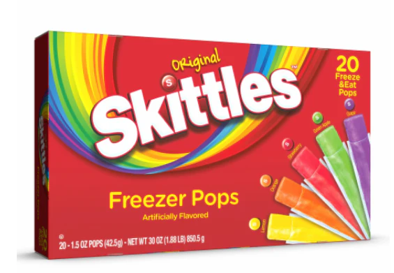 Skittles - Freezer Pops Assorted (12 x 20 x 1.5oz)