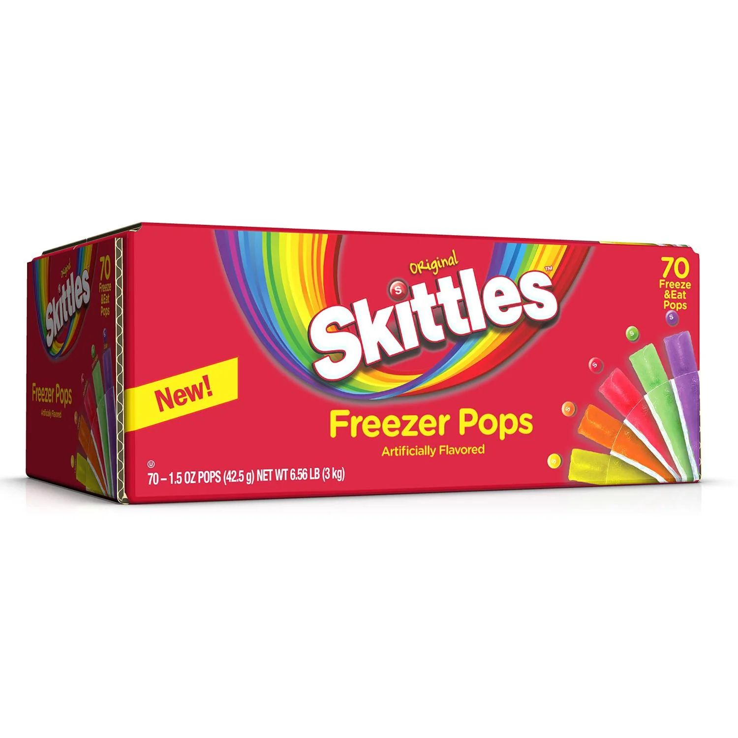 Skittles - Freezer Pops Assorted (70 x 1.5oz)