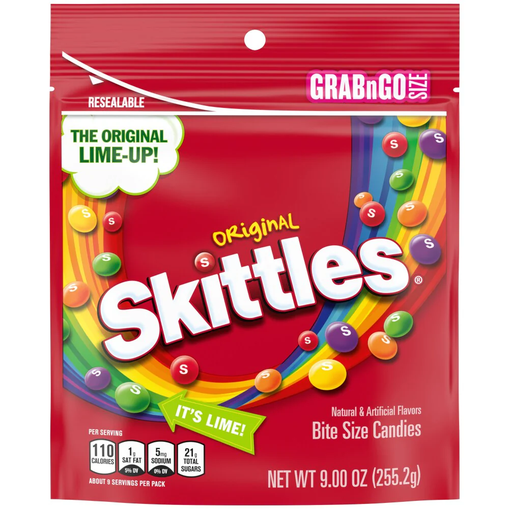 Skittles Original Grab n Go Size (8 x 9oz)
