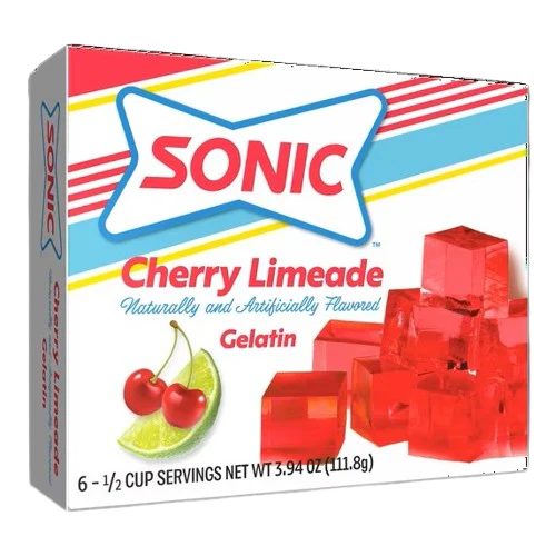 Sonic - Gelatin Cherry Limeade (12 x 3.94oz)