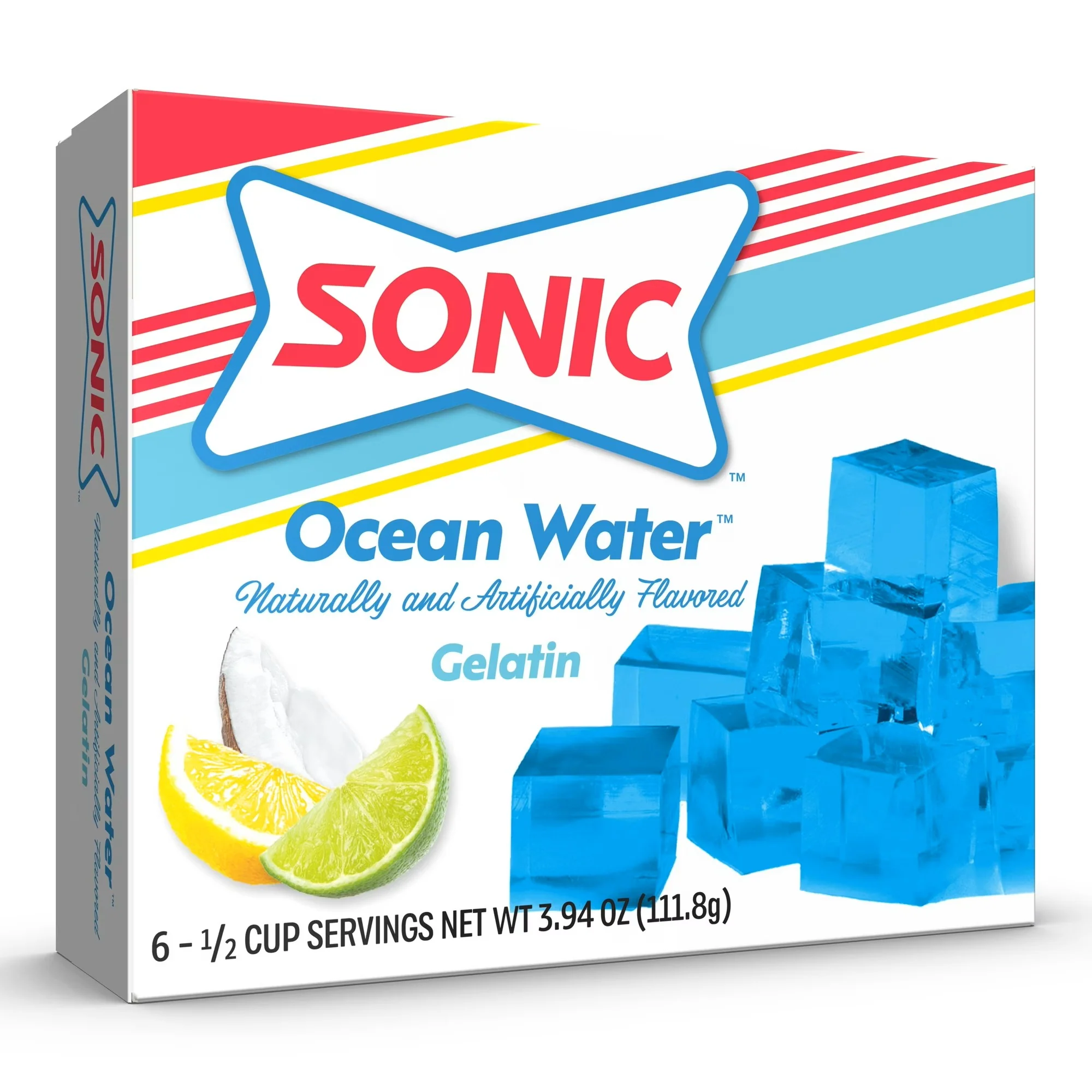 Sonic - Gelatin Ocean Water (12 x 3.94oz)