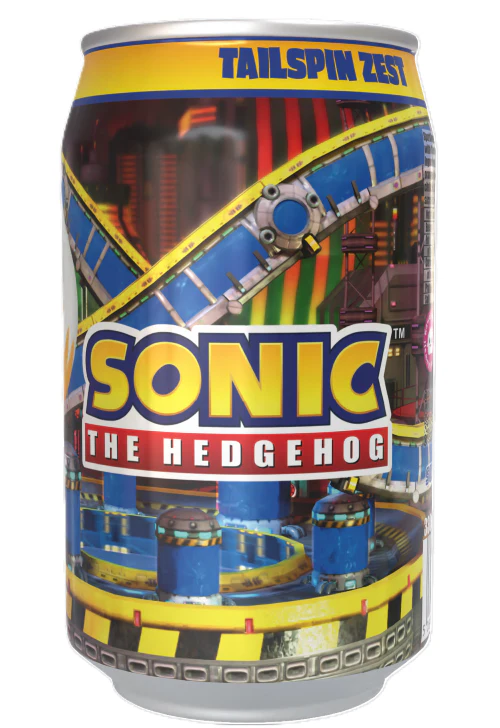 Sonic the Hedgehog Orange Flavour Soda Can (12 x 330ml)