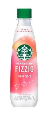 STARBUCKS Fizzio Peach Strawberry (24 x 400ml)