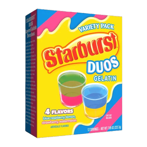 Starburst - Gelatin Duo Variety Pack (6 x 7.85oz)