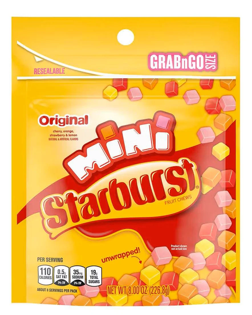 Starburst Mini Original Grab n Go Size (8 x 8oz)