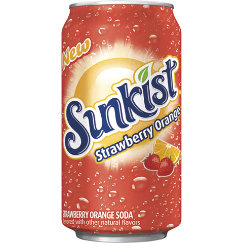 Sunkist - Strawberry Orange (2 x 12 x 12oz)