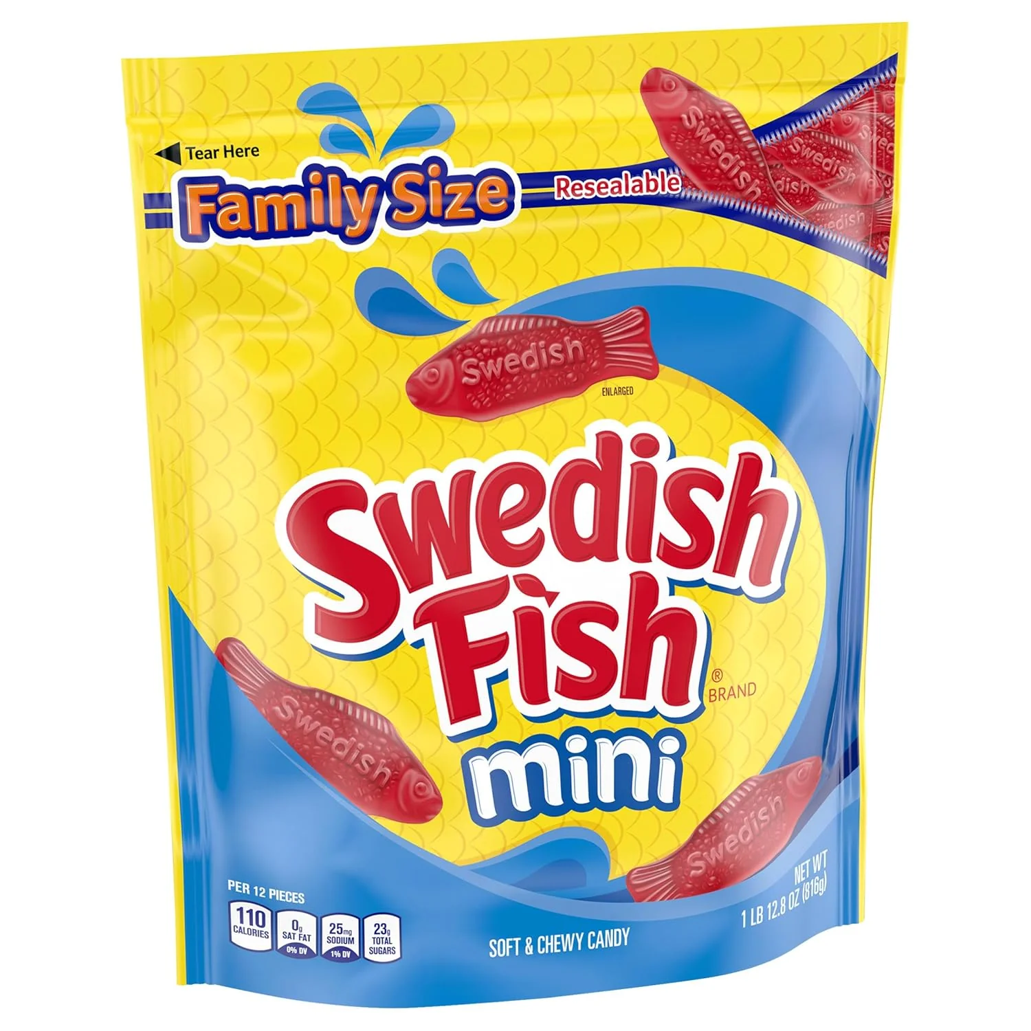 Swedish Fish Mini Soft & Chewy Share Size (12 x 12oz)